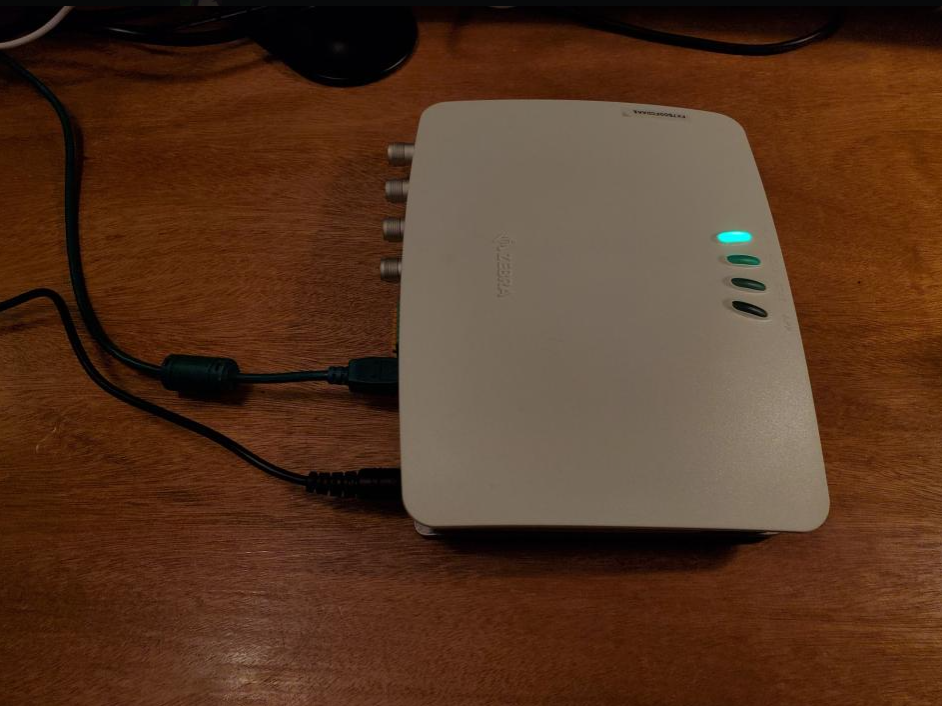 Device after reboot